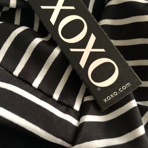 XOXO Tops - NWT XoXo 😘 Black & White Striped halter Top XOXO Tops - NWT XoXo 😘 Black & White Striped halter Top